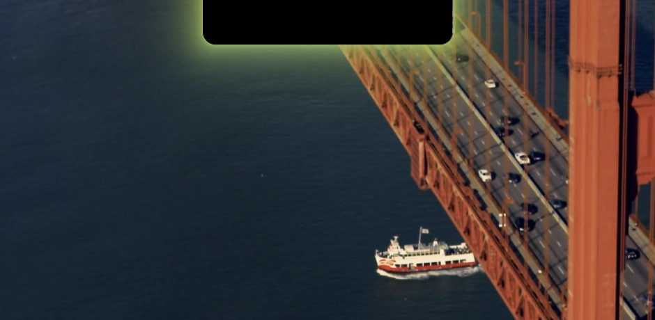 Auto glow under load: a yellow-green light around the notch