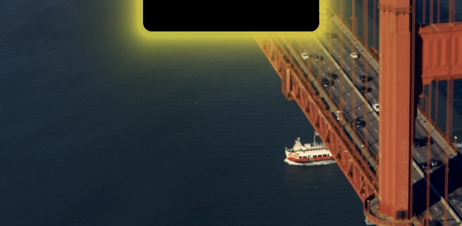 High glow: a strong yellow light around the notch